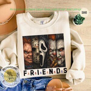 Horror Movie Characters Friends scream Halloween sweatshirt shirt Heavy Blend